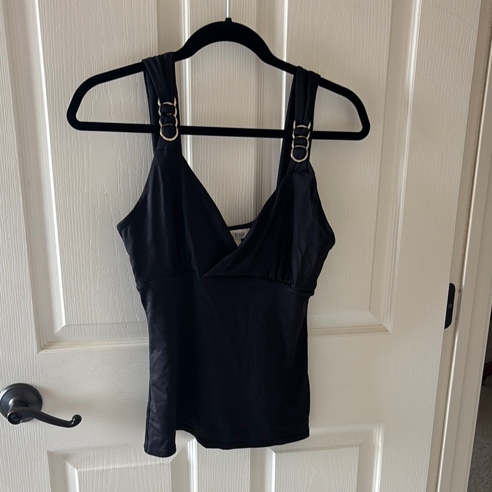 White House Black Market Fitted silky Tank Top